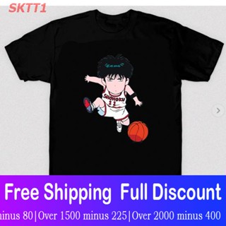 SKTT1 เสื้อยืดแขนสั้น เสื้อยืดผ้าฝ้ายคอกลมพิมพ์ลายกราฟฟิค Shohoku Slam Dunk สําหรับผู้ชาย Popular T-shirts_09