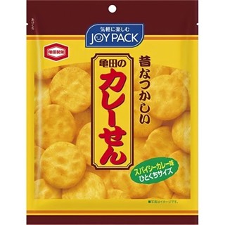 คาเมดะเคอร์รี่มินิขนมข้าวอบแกงกะหรี่52ก CURRY KAMEDA NOSENBEI MINI 52G