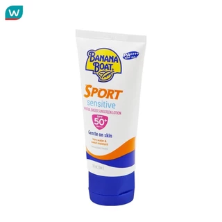 Banana Boat บานาน่า โบ๊ท สปอร์ต เซ็นซิทีฟ มิเนอรัล เบส ซันสกรีน โลชั่น เอสพีเอฟ50+พีเอ++++ 90 มล.