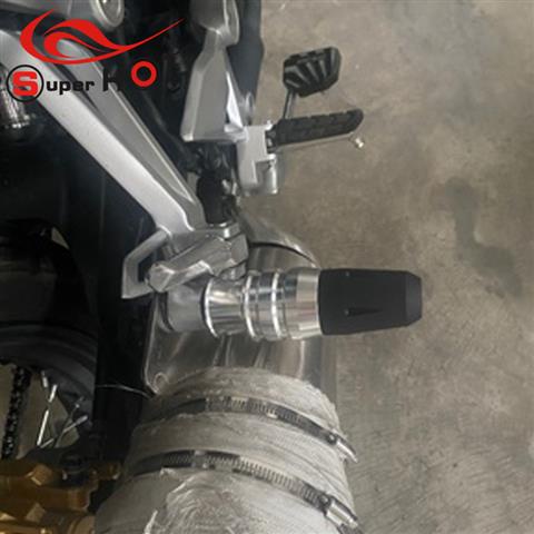 HFMOTO สําหรับ Yamaha YZF-R3 YZF R3 YZF-R25 YZF R25 r 25 3 อุปกรณ์เสริม Falling ป้องกันไอเสีย Silder