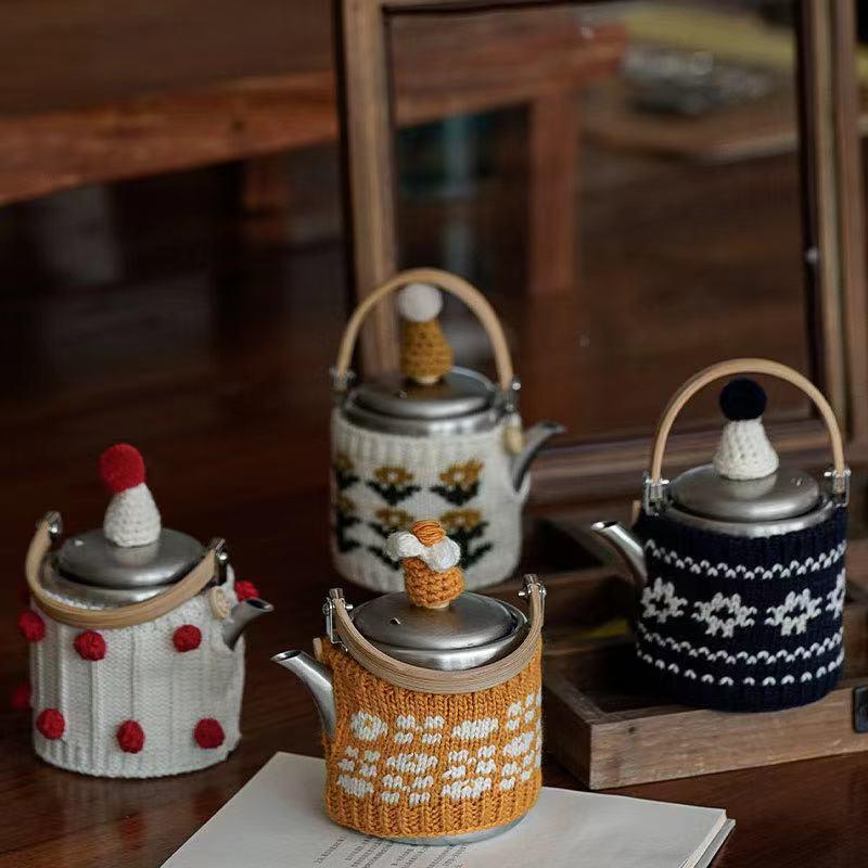 [จัดส่งในวันเดียวกัน] ญี่ปุ่นนําเข้า Aizawa Kobo Aizawa Stainless Steel Beam-Lifting Hand Teapot Swe