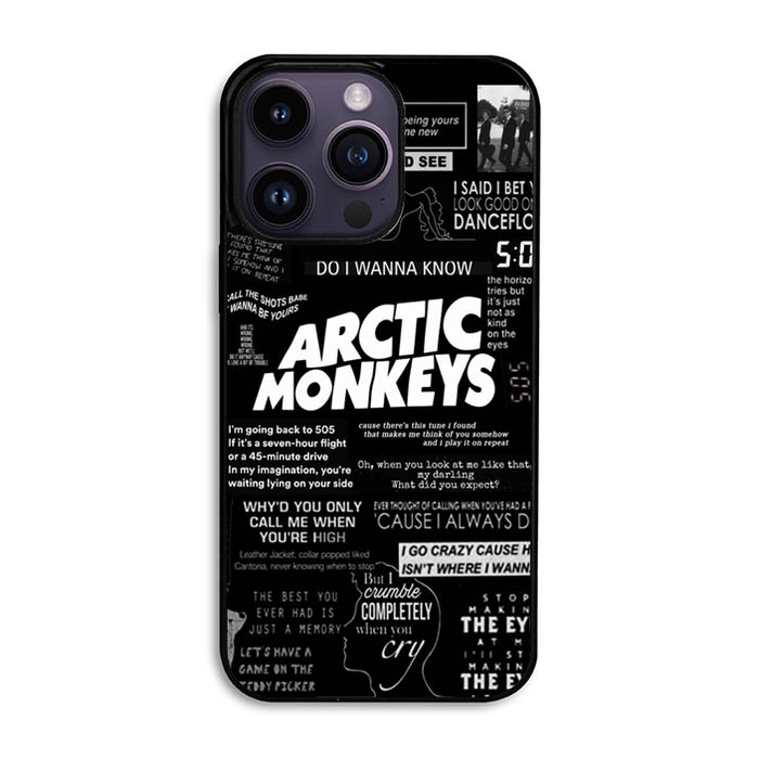 เคส Hardcase iPhone 14 13 Pro Max Mini Plus Arctic Monkeys AB0844 เคสแบบกําหนดเอง