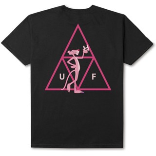 เสื้อยืดแขนสั้นลําลอง พิมพ์ลาย HUF tidal panther ทรงหลวม