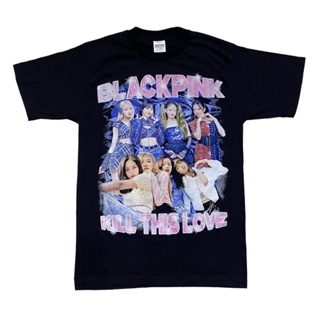 เสื้อยืดคอกลมเสื้อวง Black Pink เสื้อยืด วงดนตรีร็อค เสื้อวินเทจ แบล็คพิ้ง แขนสั้น คอกลม มาใหม่ ✨S-4XL