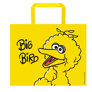 SST3-กระเป๋ากระสอบสาน PP : Sesame Street-Big Bird PP Woven Bag 50Wx40Hx15S cm.