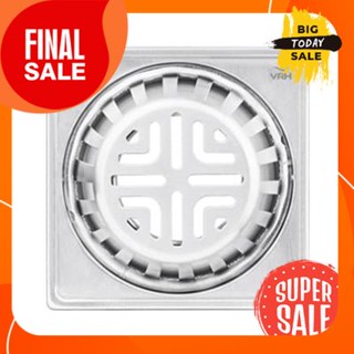 ตะแกรงน้ำทิ้ง เหลี่ยม 2 VRH รุ่น FUVHU-W001GS สีสเตนเลสSquare drain strainer 2 VRH model FUVHU-W001GS stainless color