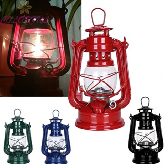 【COLORFUL】LED Camping Lantern Nostalgia Petroleum Storm Lantern Outdoor Kerosene Lamp