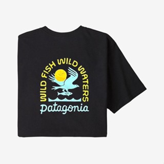 🔥 Patagonia Patagonia เสื้อยืดแขนสั้นลําลอง พิมพ์ลายนกพิราบสันติภาพ แฟชั่นฤดูร้อน สําหรับผู้ชาย และผู้หญิง 37449 🔥