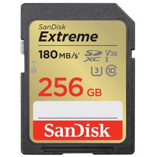 SanDisk Extreme SD Card SDXC 256GB Speed 180MB/s เขียน 130MB/s (SDSDXVV-256G-GNCIN) เมม SDCARD แซนดิส ประกัน Synnex