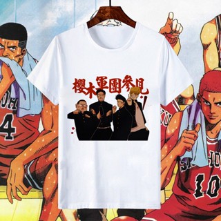 Slamdunk T-Shirt Men And Women Short Sleeve over size Wide form_09