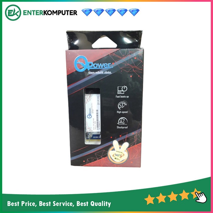 QPower VM38 M.2 2280 NVME PCIe Gen3x4 256GB