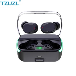 Tzuzl TWS M60 หูฟังบลูทูธไร้สาย 5.3 HiFi Stero ลดเสียงรบกวน พร้อมไมโครโฟน สําหรับโทรศัพท์มือถือ