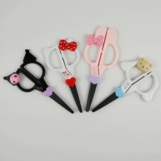 Japan Sanrio Kitty Melody Cinnamoroll Kuromi Head Shape Scissors 633960