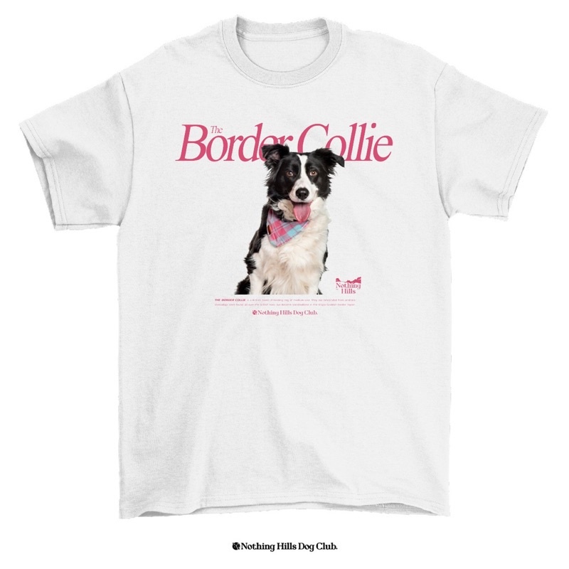 เสื้อยืดลาย BORDER COLLIE (บอร์เดอร์ คอลลี่) Classic Cotton Unisex by 【Nothing Hills】_02