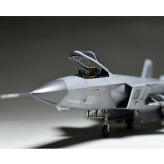 พร้อมส่ง โมเดลเครื่องบินรบ Trumpeter 01665 China J-20 Veyron Stealth Fighter J20 1/72