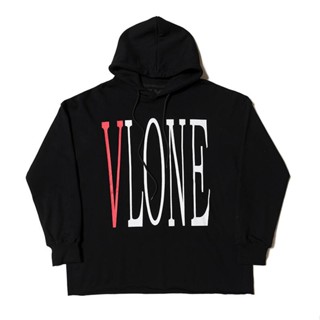 Vlone เสื้อกันหนาว แขนยาว คอกลม ผ้าฝ้าย พิมพ์ลาย สไตล์คลาสสิก แฟชั่นสําหรับคู่รัก ทุกเพศ