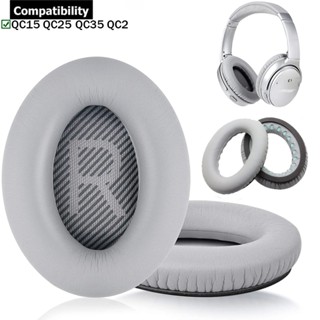 แผ่นครอบหูฟัง แบบเปลี่ยน สําหรับ Quietcomfort2 15 25 35 QC2 QC35 QC25 QC15 AE2/i 1 คู่