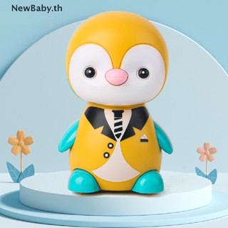 Newbaby เพนกวินน้อยกดดึงกลับของเล่นผลักและไปสัตว์ของเล่นเด็กดึงกลับของเล่น TH