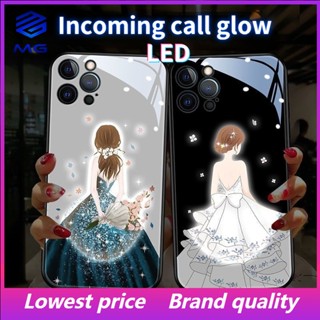 Mg TIKTOK เคสโทรศัพท์มือถือ ลายกระโปรง LED สําหรับ iPhone 14Promax 14plus 13Promax 12ProMax 7plus 8plus XR XS X XSMAX 11ProMax 11pro