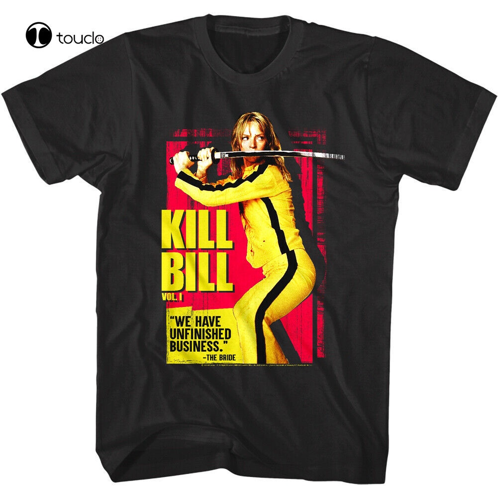 local Kill Bill Unfinished Business Mens T Shirt Beatrix Kiddo Bride Uma Thurman Tee Shirt