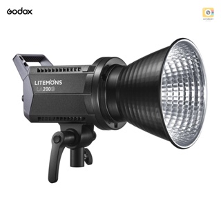 Godox Litemons LA200D โคมไฟ LED 230W 5600K อุณหภูมิสี 8 FX CRI96+ TLCI97+ เมาท์โบเวน ควบคุมผ่านแอพ สําหรับบ้าน สตูดิโอ