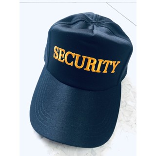 หมวกแก๊ป ดำ Security