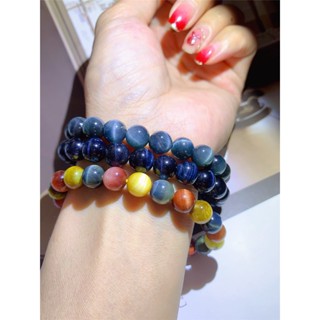 T Tiger Eye Stone หินตาเสือ สีฟ้า เครื่องประดับแฟชั่น ทุกเพศ ที่มีสีสัน