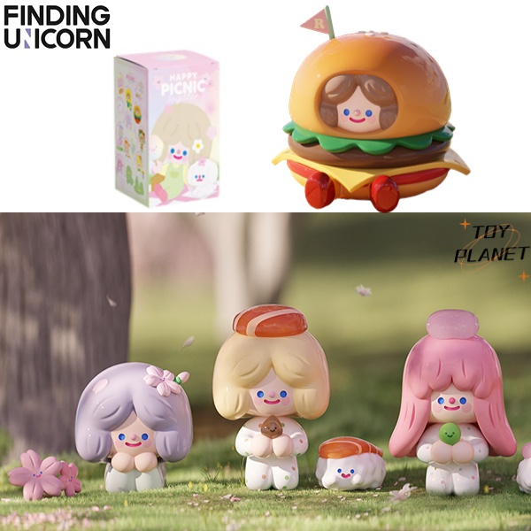 F.un RICO HAPPY ฟิกเกอร์ปิกนิก TOGETHER Series Kawaii น่ารัก ของเล่นสําหรับเด็ก