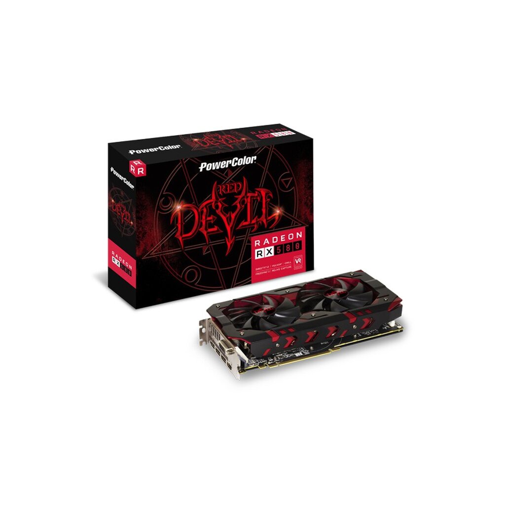 ⚡️กรุงเทพฯด่วน1ชั่วโมง⚡️ VGA (การ์ดแสดงผล) POWER COLOR RED DEVIL RX580 8GB ( AXRX 580 8GBD5-3DH/OC )