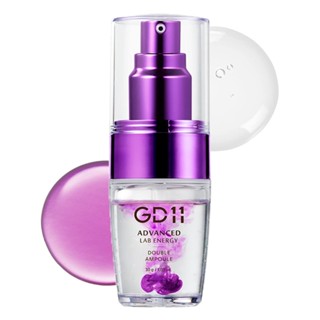 GD11 Advanced Lab Energy Double Ampoule เซรั่มบํารุงผิวหน้า ต่อต้านริ้วรอย 30 กรัม พร้อมสารสกัดจากเซลล์ กรดไฮยารูลอนิก เซรั่มให้ความชุ่มชื้น ฟื้นฟูผิว คืนความยืดหยุ่น