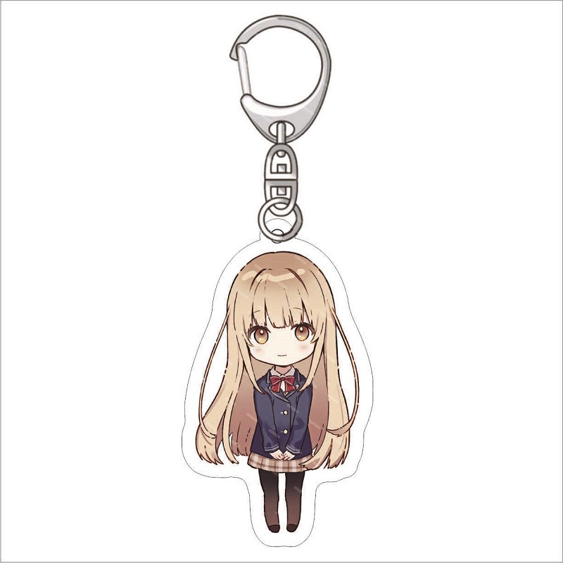 Sq2 Angel Next ประตู Spoils Me Rotten พวงกุญแจอะนิเมะพวงกุญแจอะคริลิคน่ารักกระเป๋าจี้การ์ตูน Shiina Mahiru Key Cha