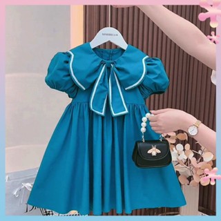 Girls dress summer pure cotton Western style Korean style new summer Super fairy princess dress female baby short-sleeved dress summer dress