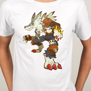 Short Sleeve T-shirt shirt Digimon Adventure Agumon Taichi Yagami Gabumon Yamato anime O-Neck Men Fashion cotton Ca_01