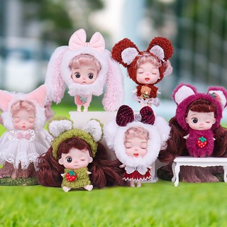 Adollya หัวตุ๊กตา BJD ข้อต่อขยับได้ ขนาด 9 ซม. สําหรับเด็กผู้หญิง DIY