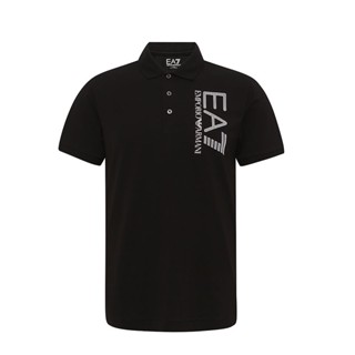 เสื้อโปโลแขนสั้นลําลอง พิมพ์ลายโลโก้ Ea7 AMN แฟชั่นสําหรับผู้ชาย และผู้หญิง