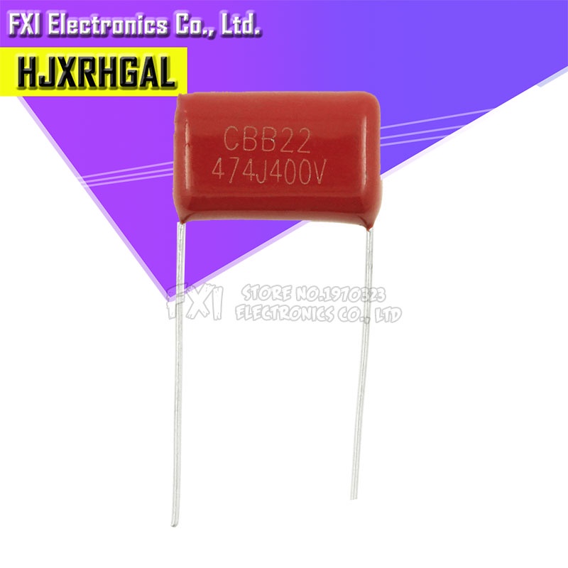 10PCS 400V474J 0.47UF Pitch 15 มม.470NF 400V 474 CBB ตัวเก็บประจุฟิล์มโพรพิลีนใหม่
