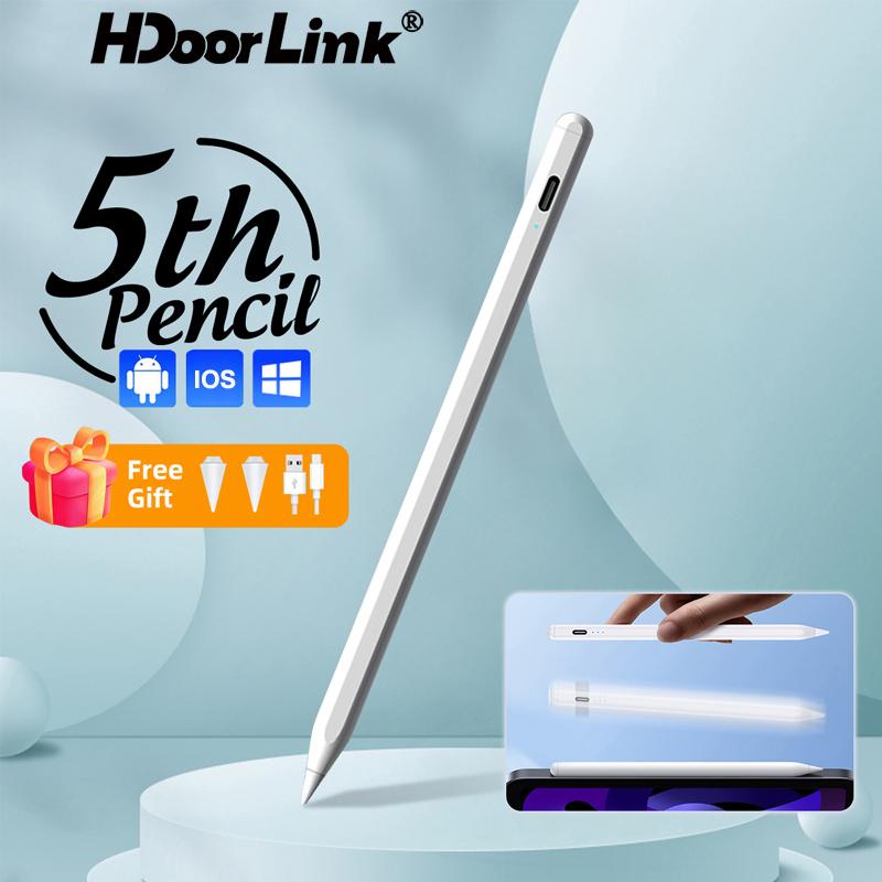 Hdoorlink ปากกาสไตลัส ทัชสกรีน แม่เหล็ก 5th สําหรับ i-Phone i-Pad Android Tablet