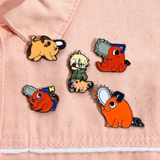 เข็มกลัด รูปการ์ตูนอนิเมะ Denji Enamel Pins สําหรับแฟนคลับ เพื่อน