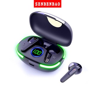 Senbenbao TWS หูฟังบลูทูธไร้สาย 5.0 9D Sound PRO 60 IPX7 กันน้ํา หน้าจอดิจิทัล