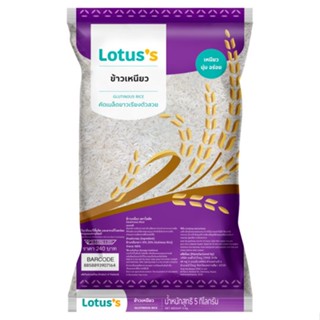 โลตัสข้าวเหนียว10% RICE 5กก.LOTUSS STICKY0.1 5 KG