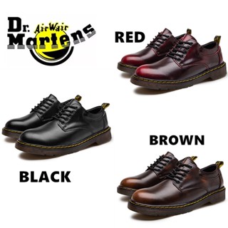 Dr.martens รองเท้าบูทมาร์ติน หนังนิ่ม ข้อสั้น หนา 5 หลุม ขนาดใหญ่ ใส่สบาย สไตล์อังกฤษ คลาสสิก แฟชั่นเรโทร สําหรับผู้ชาย และผู้หญิง 38-48 Qpc4