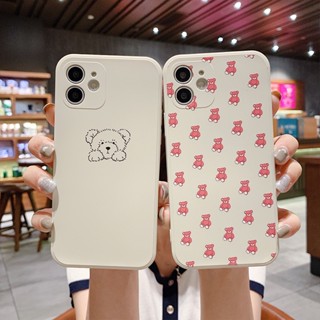 เคสป้องกันโทรศัพท์มือถือ ลายการ์ตูนหมี สําหรับ Apple iPhone 13promax 12 14max 7 8 SE2