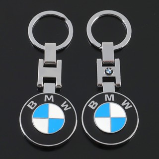 ขายดี พวงกุญแจโลหะ รูปโลโก้ BMW สองด้าน อุปกรณ์เสริมรถยนต์