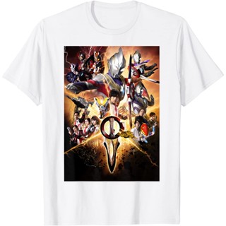 เสื้อยืดแฟชั่น พิมพ์ลาย Ultraman TRIGGER NEW GENERATION Three Poster Visual B สําหรับเด็กผู้ชาย ผู้หญิง อายุ 12 3 4_05