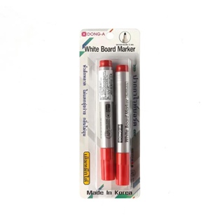 HOMEHAP DONG-A ปากกาไวท์บอร์ด รุ่น WR151-13-2 หมึกสีแดง (แพ็ค 2) ปากกา