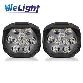 (1 ชิ้น) ไฟตัดหมอก led 12v 18w พลาสติก 9 ดวง สําหรับติดด้านหน้ารถจักรยานยนต์