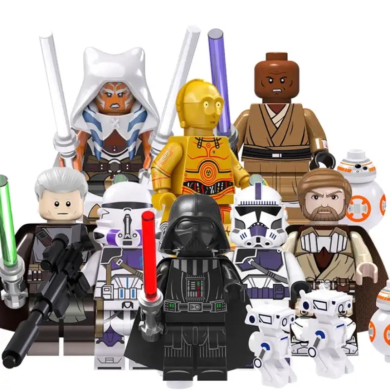 Luke SKUWALKER ตัวต่อฟิกเกอร์ Star Wars ขนาดเล็ก ของเล่นสําหรับเด็ก