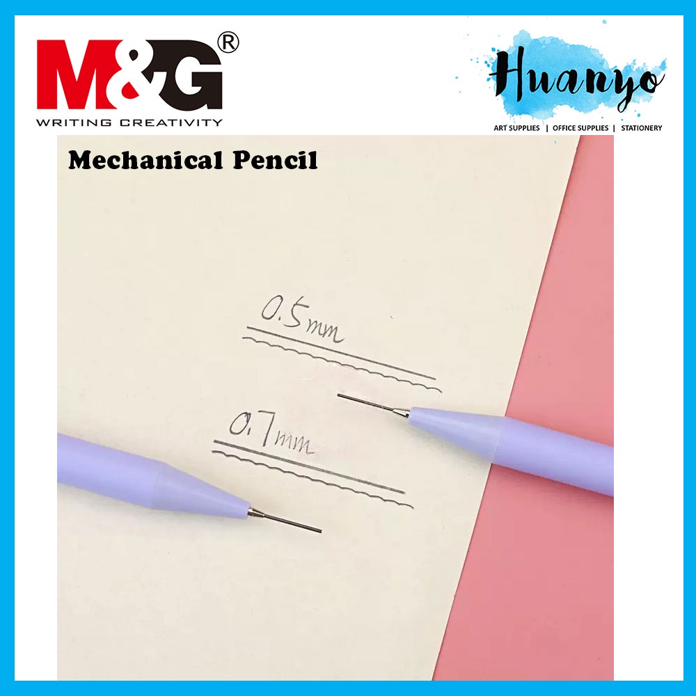 M&G Pastel Macaron Color Mechanical ดินสออัตโนมัติ - 0.5/0.7 มม. AMPU4501 - รูปที่ 3