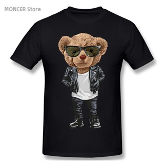 2023 New Mens T Shirts Hipster Teddy Bear T Tee Tshirt Cotton Tshirt_02