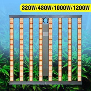 พร้อมส่ง SamsungLM301h ไฟปลูกต้นไม้ Led Grow Light Full Spectrum UV+IR 320W/480w/1000w/1200w ไฟต้นไม้ ไฟปลูก 180°พับได้